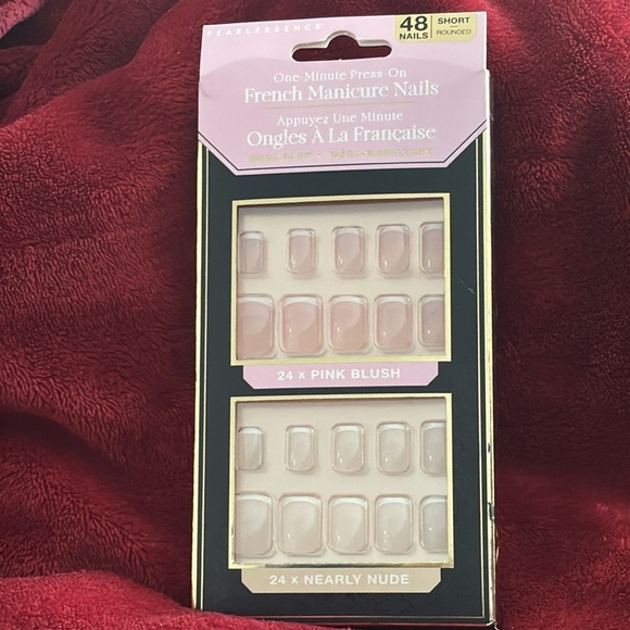 Pearl essence So Natural French manicure tips Press On Nails 48 NWT - Picture 3 of 8